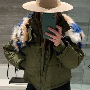 Faux Fur Puffer Jacket